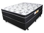 Cama Box + Colchão Casal Relaflex Visconde Ortopédico 138x188x30