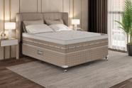 Cama Box + Colchão Castor Casal Premium One Face Tecnopedic 138x188x57cm
