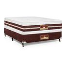 Cama Box + Colchão Castor Casal Silver Star Air Double Face Hibrido 138x188x61cm