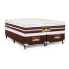 Cama Box + Colchão Castor King Silver Star Air Double Face Hibrido 180x200x61cm
