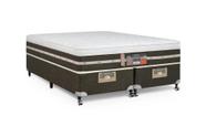 Cama Box + Colchão Castor King Silver Star Air One Face Tecnopedic 193x203x59cm