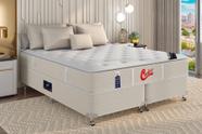 Cama Box + Colchão Castor King Super Luxo Vitagel One Face Pocket 193x203x56cm