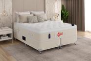 Cama Box + Colchão Castor King Vitagel Euro One Face Pocket 193x203x59cm