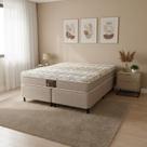 Cama Box + Colchão Castor Queen Class One Face Pocket 158x198x52cm Cama Box + Colchão Castor Queen Class One Face Pocket 158x198x52cm