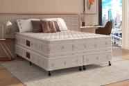 Cama Box + Colchão Castor Queen Hotel Collection Fire Retardant Double Face Pocket 158x198x60cm