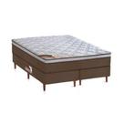 Cama Box + Colchão Castor Queen Innovation One Face 158x198x54cm