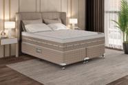 Cama Box + Colchão Castor Queen Premium One Face Tecnopedic 158x198x57cm