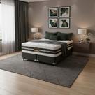 Cama Box + Colchão Castor Queen Silver Star Air Double Face Tecnopedic 158x198x61cm