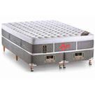 Cama Box + Colchão Castor Queen Size Plush Light Stress 158x198x74cm Box Original Castor