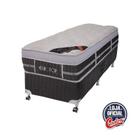 Cama Box + Colchão Castor Solteiro Eurotop Summer & Winter One Face Pocket 100x200x61cm