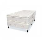 Cama Box + Colchão Castor Solteiro Hotel Collection Fire Retardant Double Face 88x188x60cm
