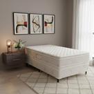 Cama Box + Colchão Castor Solteiro Hotel Collection Fire Retardant Double Face Pocket 88x188x60cm