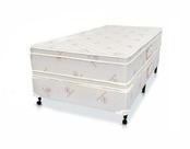 Cama Box + Colchão Castor Solteiro Hotel Collection Fire Retardant Double Face Pocket 88x188x60cm