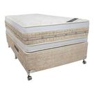 Cama Box + Colchão Castor Solteiro Premium Amazon Gel Double Face Pocket 96x203x63cm