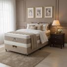 Cama Box + Colchão Castor Solteiro Silver Star Air Double Face Pocket 88x188x61cm