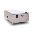 Cama Box + Colchão Castor Solteiro Super Luxo Vitagel One Face Pocket 100x200x56cm