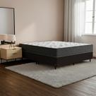 Cama box + Colchão ISO 100 D33 Queen Size(158x198)-Ortobom