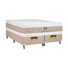 Cama Box + Colchão King Size Castor Mola Pocket Silver Star AIR com Box SI Double Face 193x203x74cm