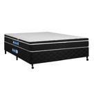 Cama Box + Colchão Netsono Casal Class One Face Molas Pocket 138x188x52cm