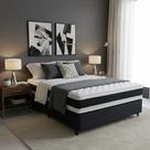 Cama Box + Colchão Netsono Casal Five Star Air Double Face Pocket 138x188x61cm