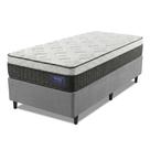 Cama Box Colchão Solteiro Molas Ensacadas Euro In Atlantic 88x188x66cm