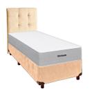 Cama Box+Colchão Solteiro Molas Ensacadas Ortobom+Cabeceira