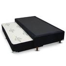 Cama box com auxiliar solteiro suede 2 em 1 Cama box com auxiliar solteiro suede 2 em 1