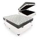 Cama Box com Baú Casal + Colchão de Espuma D33 ISO100 Ortobom 138xx188