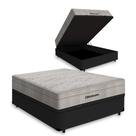 Cama Box com Baú Casal + Colchão De Molas Ensacadas - Ortobom - AirTech SpringPocket 138cm