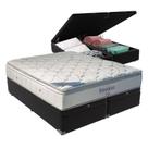 Cama Box Com Baú King E Colchão Freedom Ortobom D33 Cor:preto. - Elegância Garantida