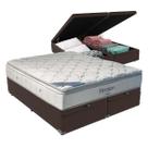 Cama Box com Baú King e Colchão Freedom Ortobom D33