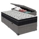 Cama + Box com Bau Solteiro Colchão Airtech Ortobom D45 Cama + Box com Bau Solteiro Colchão Airtech Ortobom D45