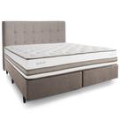 Cama Box com Cabeceira Herval Spettácolo Queen, 74x158x198 cm, Molas Ensacadas