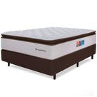 Cama Box com Colchão Casal Premium Mola Ensacadas HiperSoft Sensation Macio 138x188cm BF Colchões