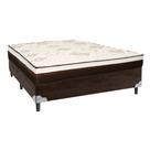 Cama Box com Colchão de Casal Molas Ensacadas Veneza Special 138x188x48cm Marrom Hellen