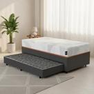 Cama Box com Colchão de Espuma D33 Enrolado Sonno Full - Umaflex + Auxiliar de Molas Solteiro 88cm