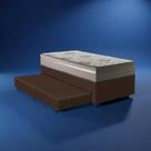 Cama Box com Colchão de Espuma D33 Millenium One Face Auxiliar de Espuma Unique Solteiro 88 cm