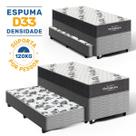 Cama Box com Colchão de Espuma D33 Ortobom Airtech 100 Auxiliar de Espuma Unique Solteiro 88 cm Cama Box com Colchão de Espuma D33 Ortobom Airtech 100 Auxiliar de Espuma Unique Solteiro 88 cm