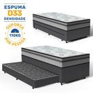 Cama Box com Colchão de Espuma D33 Pillow In Anjos Ortosleep Auxiliar de Molas Unique Solteiro 88 cm