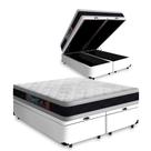 Cama Box com Colchão de Espuma D33 Pillow Top Comfort Luxo Casal 138 cm