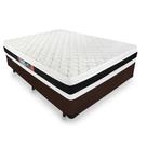 Cama Box com Colchão de Espuma D45 Castor Black White Double Face Casal 138cm