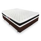 Cama Box com Colchão de Espuma D45 Castor Black White Double Face Super King 193cm Cama Box com Colchão de Espuma D45 Castor Black White Double Face Super King 193cm