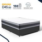 Cama Box com Colchão de Espuma D45 Double Face Territory Hellen Casal 138cm