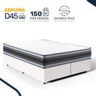 Cama Box com Colchão de Espuma D45 Double Face Territory Hellen Queen 158cm