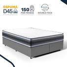 Cama Box com Colchão de Espuma D45 Double Face Territory Hellen Queen 158cm