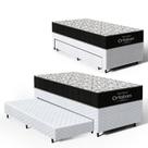 Cama Box com Colchao de Espuma D45 Ortobom Airtech 150 + Auxiliar de Espuma Unique Solteiro 88cm Cama Box com Colchao de Espuma D45 Ortobom Airtech 150 + Auxiliar de Espuma Unique Solteiro 88cm