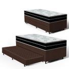 Cama Box com Colchao de Espuma D45 Pillow In Anjos OrtoConfort com Auxiliar de Espuma Unique Solteiro 88 cm