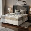 Cama Box com Colchão de Espuma D45 Pillow Top Ortopédico Domo Casal 138cm