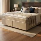 Cama Box com Colchão de Espuma D45 Pillow Top Ortopédico Domo Queen 158cm Cama Box com Colchão de Espuma D45 Pillow Top Ortopédico Domo Queen 158cm