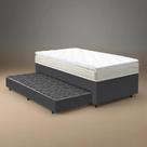 Cama Box com Colchão de Espuma D45 Pillow Top Ortopédico Domo Solteiro 88cm
